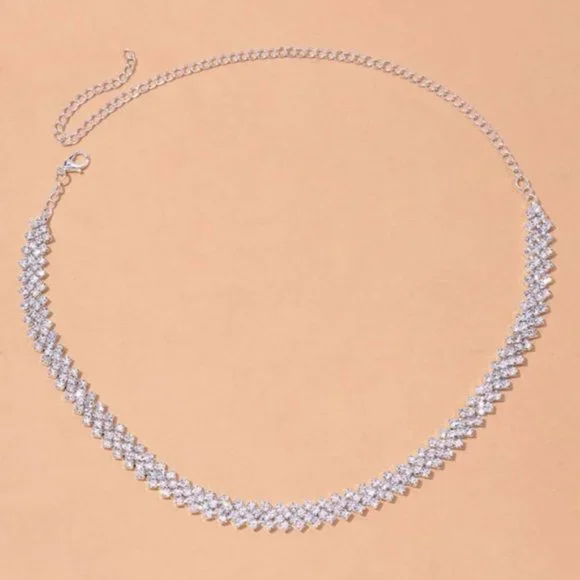 Silver Radiant Elegance Necklace - Picture 2 of 4